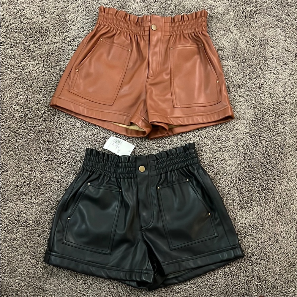 NWT- Forever 21 Leather shorts
